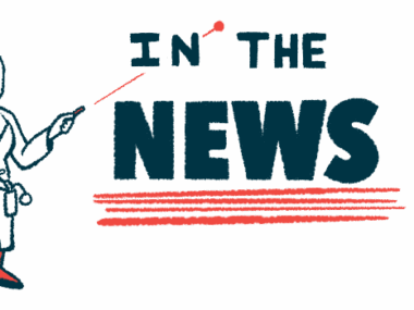 A doctor in a lab coat uses a laser pointer to highlight a giant 