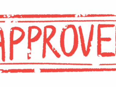 An illustration marking a regulatory approval.