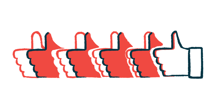 An illustration shows a row of hands giving the thumbs up sign.